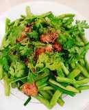 Đậu tây xào thịt bằm