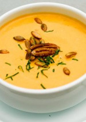 صورة لوصفة طريقة عمل شوربة كريمة قرع العسل