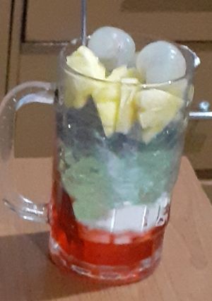 Foto resep Es buah mie