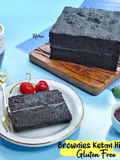 Foto resep Brownies Kukus Ketan Hitam (Gluten Free)