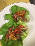 Asian lettuce wraps Chicken or Beef