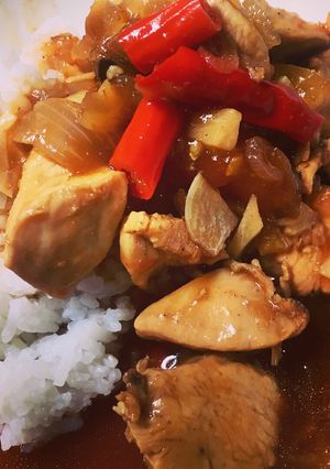 Foto resep Ayam Tumis Tomat Saos Tiram