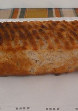 Una foto de Budín de manzana