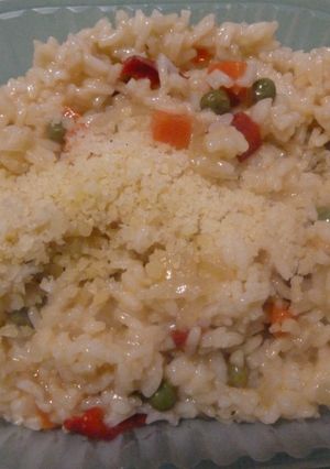 Una foto de Risoto de arroz con verduras