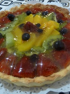 Una foto de Tarta dulce frutal