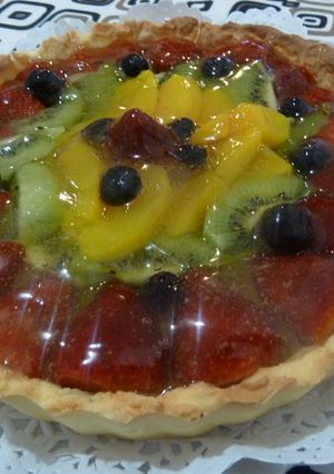 Una foto de Tarta dulce frutal