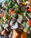 Ragout de carne con verduras