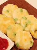 Healthy Baked Edamame Corn Potato Cakes
