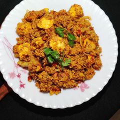 A picture of Veg Porridge Pulao or Dalia Tehri.