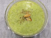A picture of brocolli puree
