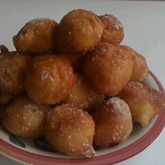 A picture of Rose water puff puff.