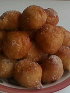 A picture of Rose water puff puff.