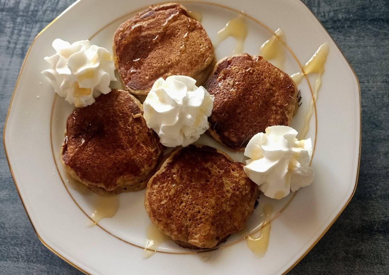 Tortitas de avena y plátano