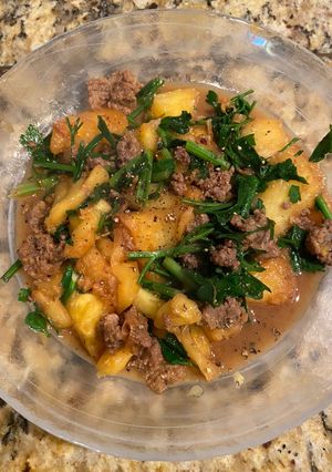 A picture of Beef and Pineapple Stir-Fry.