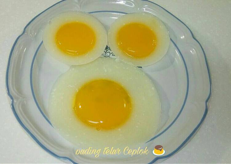 Puding telur Ceplok 🍮