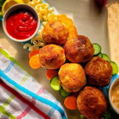 A picture of Potato Pasta Bombs.