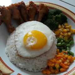 A picture of Ayam bolognese sederhana.