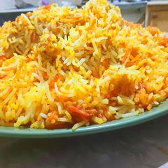 A picture of Smokey biryani.