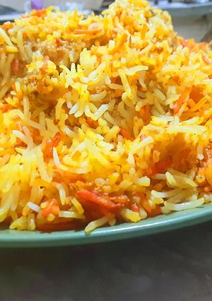 A picture of Smokey biryani.
