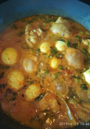 Foto resep Ayam telor woku menado