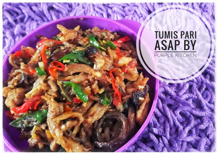 Cara memasak Tumis Pari Asap By Purple Kitchen Lezat