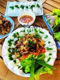 Banh Hoi with Grilled Pork