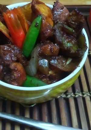 ড্রাই চিলি চিকেন (dry chilli chicken recipe in Bengali) রেসিপির প্রধান ছবি