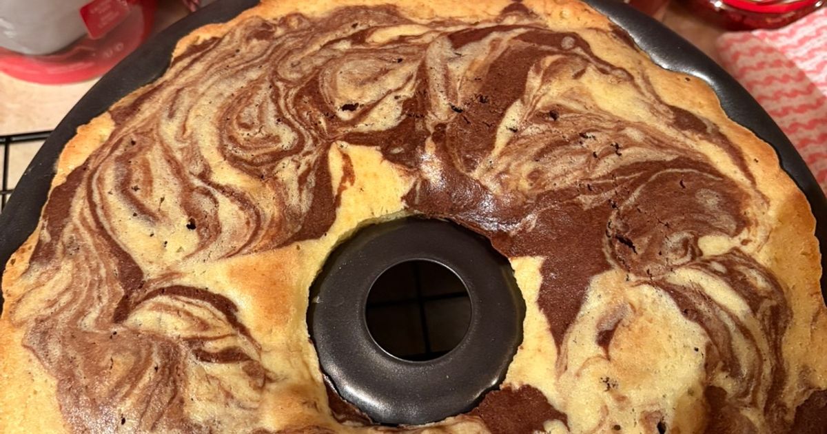 Butter marble cake
