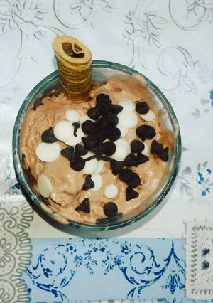 صورة لوصفة مثلجات بذوق الشكولاطة