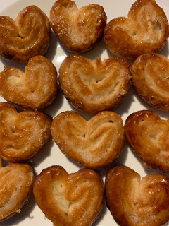 A picture of Palmier Cookies.