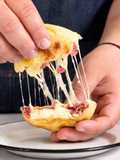 Panes rellenos sin horno y sin levadura en sartén