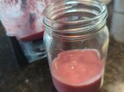 A picture of peanut smoothies