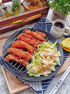 Foto resep Chicken katsu finger saus tonkatsu