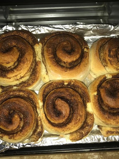 A picture of Cinnamon rolls.