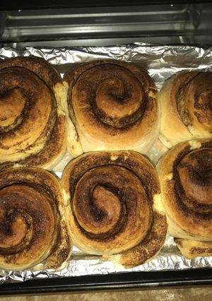 A picture of Cinnamon rolls.