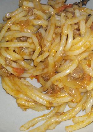 Foto resep Sphagetti Bolognese And Aglio Olio Dengan Daging Sapi Giling 😋