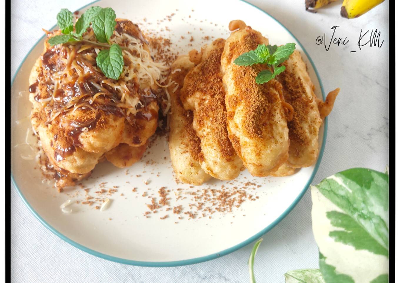 Pisang Goreng Keju Coklat Crispy