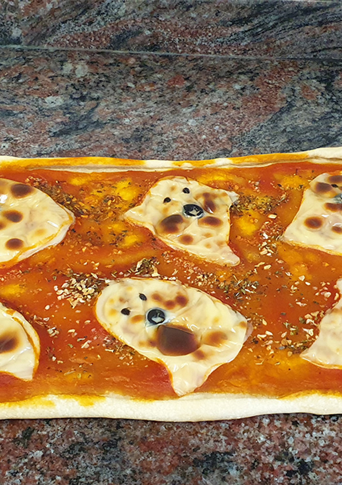 Una foto de Pizza de fantasmas