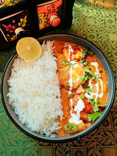 A picture of Paneer tikka Rice bowl.
