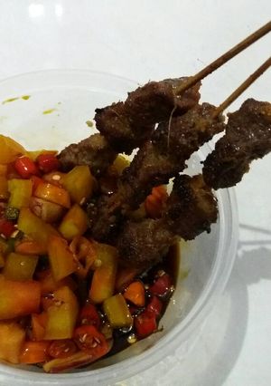 Foto resep Sate Sapi Maranggi #KitaBerbagi