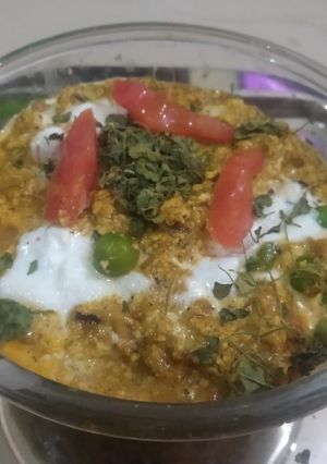 A picture of Paneer ghotala.