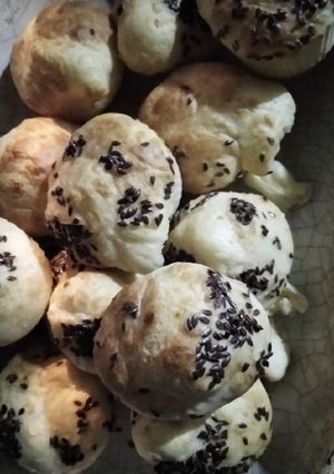 Una foto de Pancitos de queso con semillas de lino