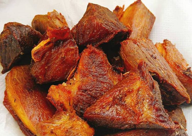 Steps to Prepare Homemade Fried meat