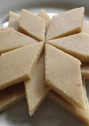 A picture of Kaju katli recipe | kaju burfi recipe.