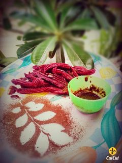 Foto resep Red Velvet churros with chosolatos saus syrup