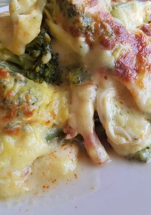 Una foto de Brócoli caprese
