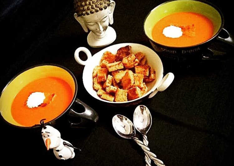 Simple Way to Prepare Ultimate Carrot Tomato soup