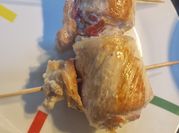 Una foto de jamón serrano frito
