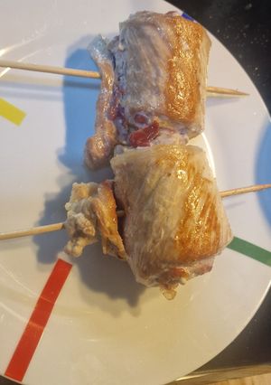 Una foto de Pincho Croqueta de Lomo con Jamón Serrano