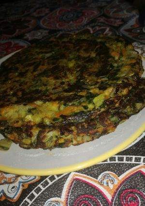 Una foto de Tortilla de verduras